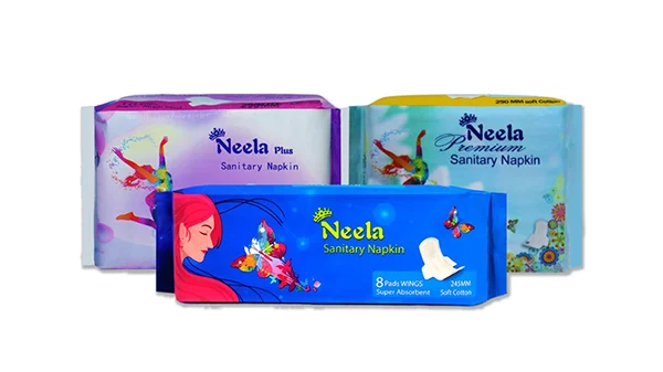 Neela sanitary napkin Feature banner