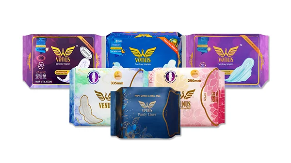 Venus sanitary napkin Feature banner